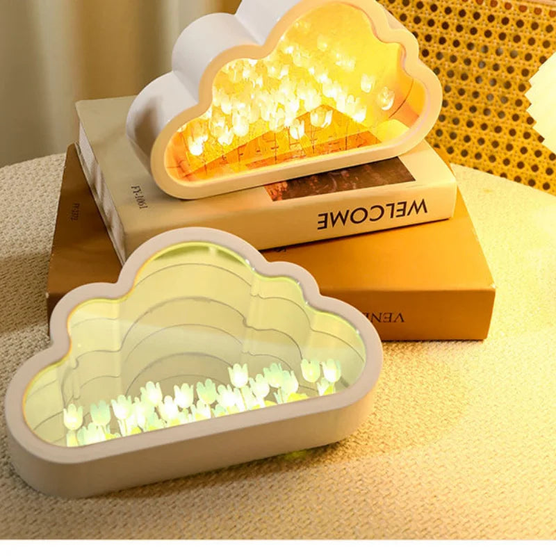 DIY tulip flower night lamp