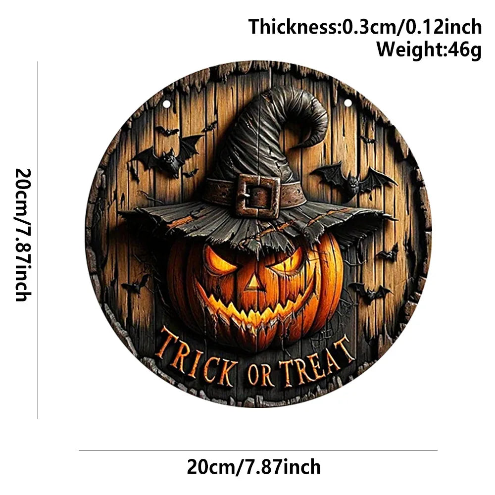 Halloween wood decoration signs
