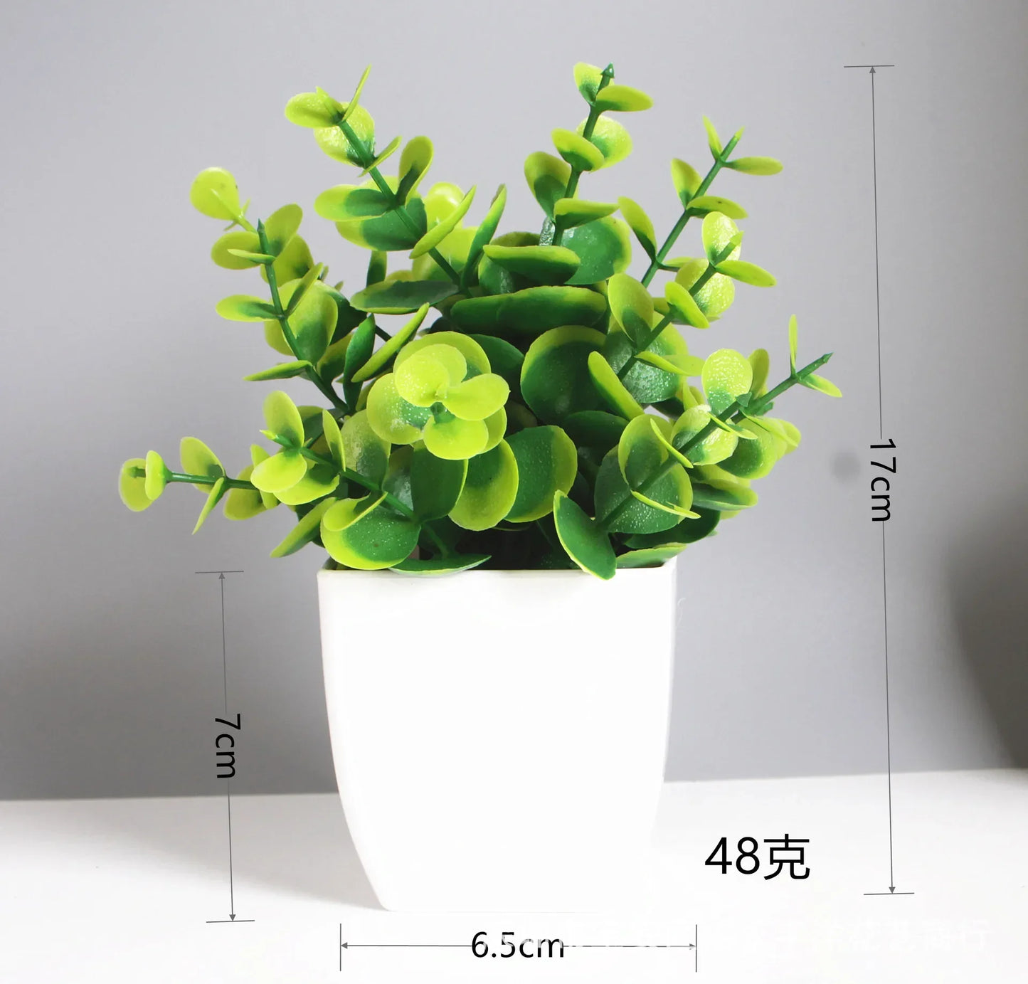 artificial eucalyptus bonsai plant
