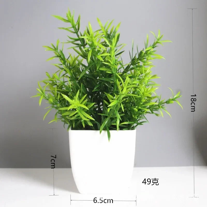 artificial eucalyptus bonsai plant