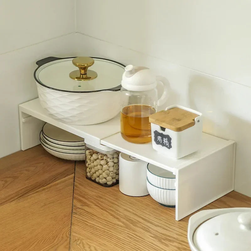 retractable kitchen cabinet shelf