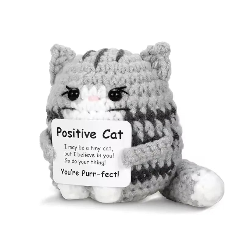 funny crochet coffee doll