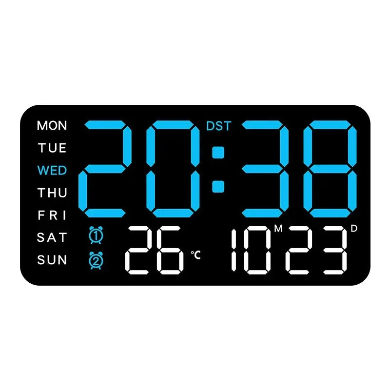 extra large digital wall clock