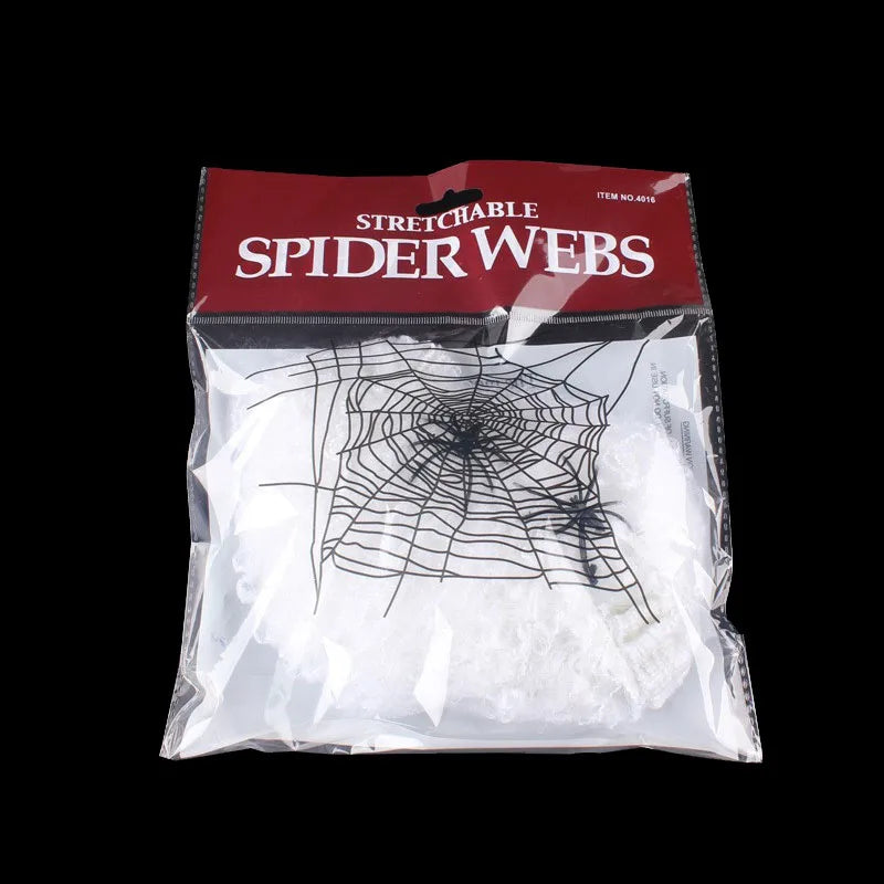 Halloween spider web decoration