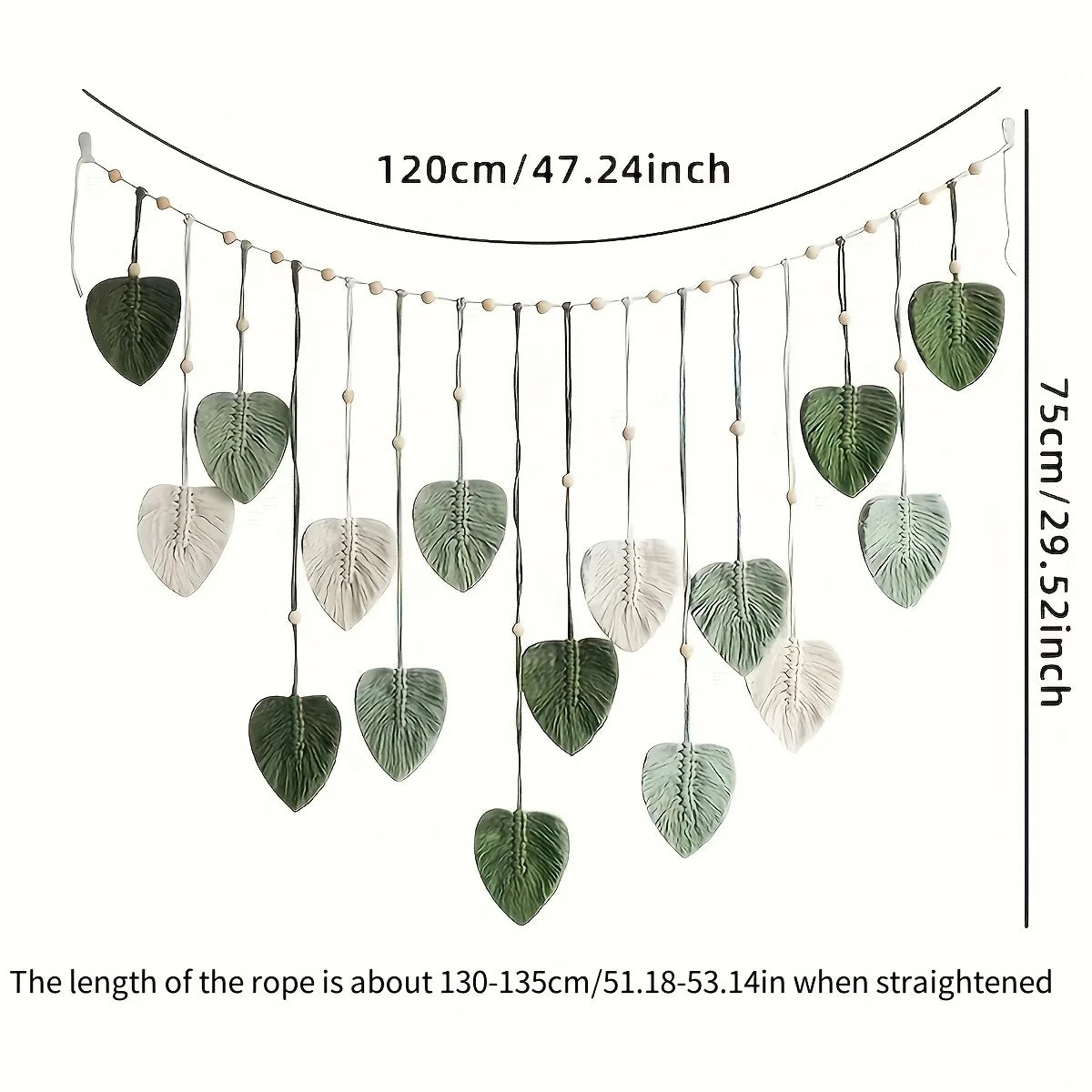 modern macrame wall art tapestry