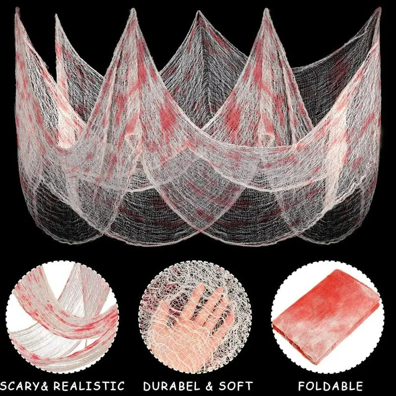Halloween Bloody Creepy Gauze Cloth
