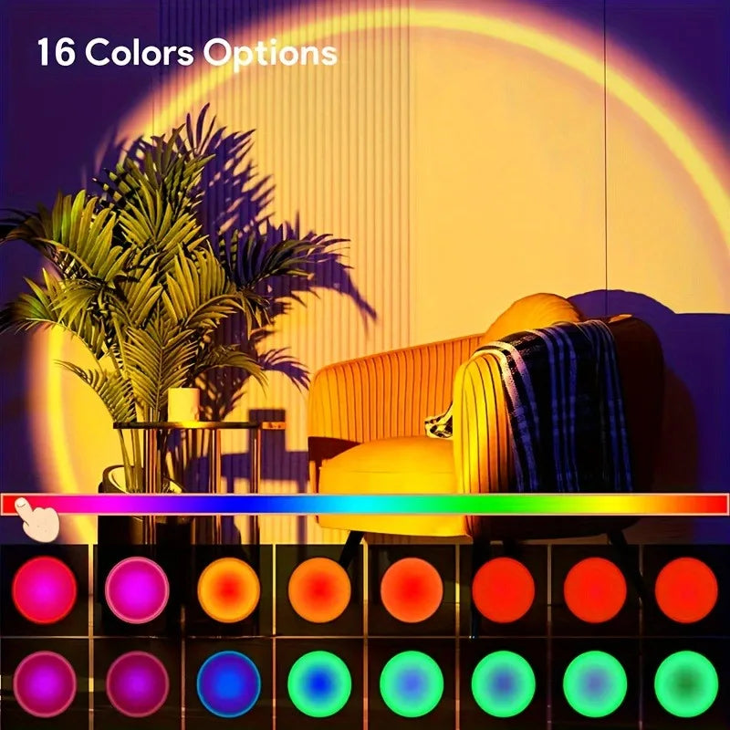 sunset projection light