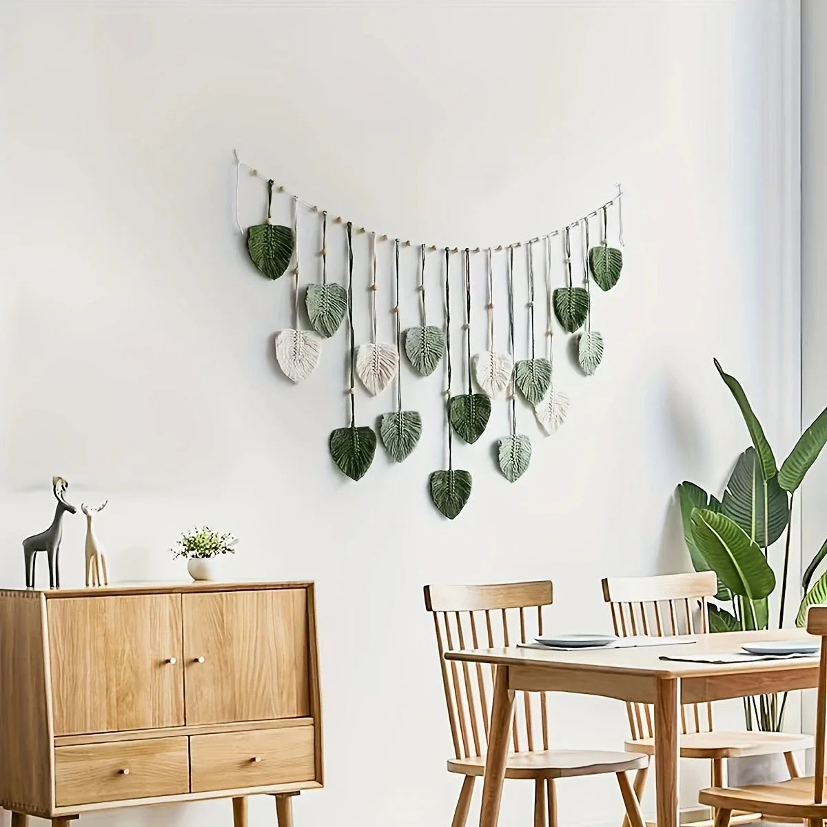 modern macrame wall art tapestry