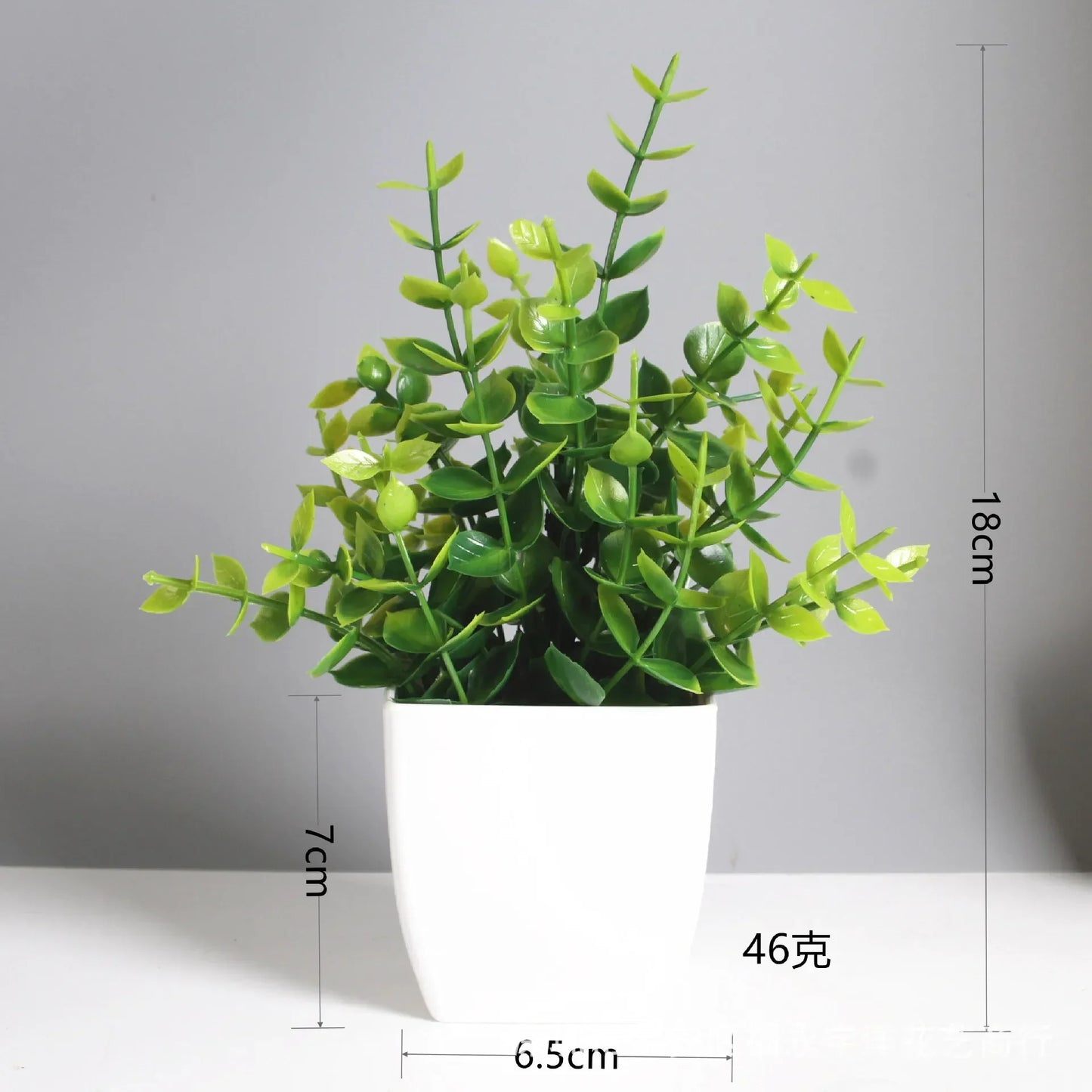 artificial eucalyptus bonsai plant