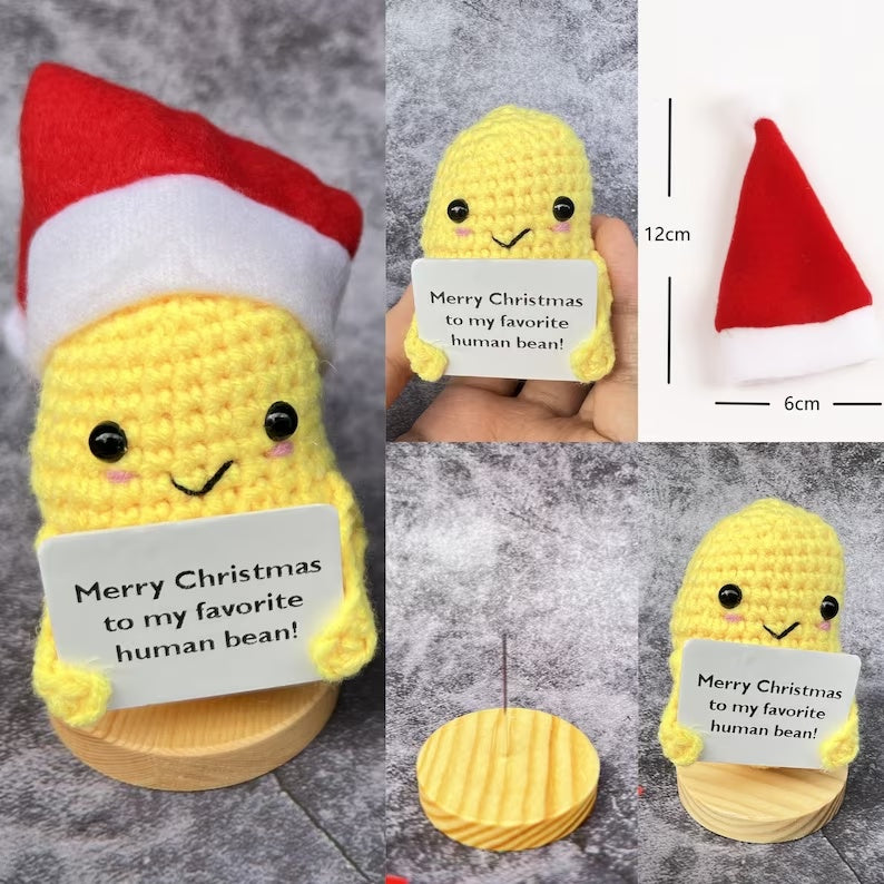 Merry Christmas Handmade Plush Toy – Cute Holiday Gift for Kids