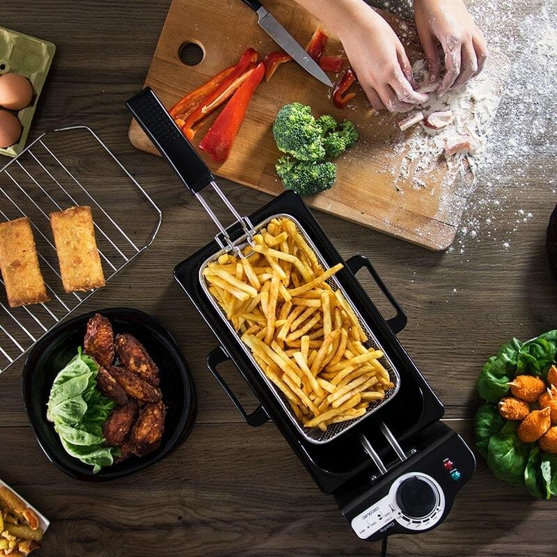 3L French Fryer for Home Use – Electric Deep Fryer Kitchen Appliance