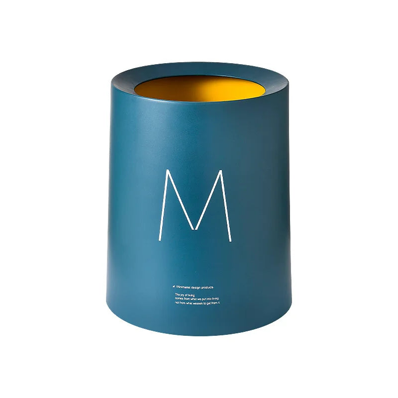 Nordic Desktop Double-Layer Mini Trash Can | Customizable Coffee Table, Desk, Bedside Storage Bucket