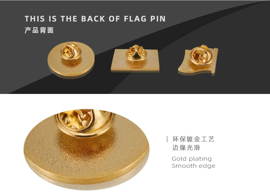 India National Symbols Lapel Pins | Map, Flag, Emblem & National Flower Brooch Badges