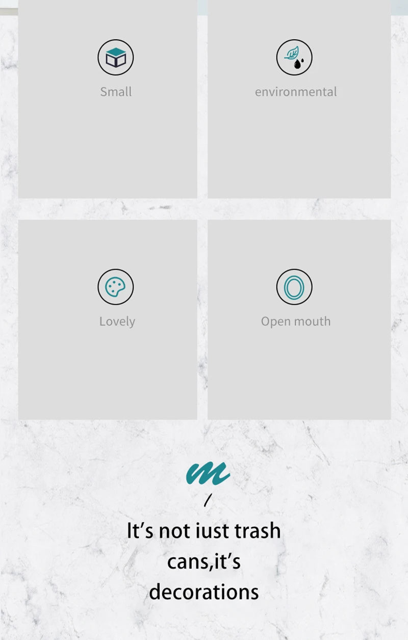 Nordic Desktop Double-Layer Mini Trash Can | Customizable Coffee Table, Desk, Bedside Storage Bucket