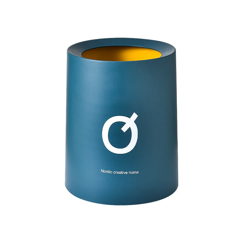 Nordic Desktop Double-Layer Mini Trash Can | Customizable Coffee Table, Desk, Bedside Storage Bucket