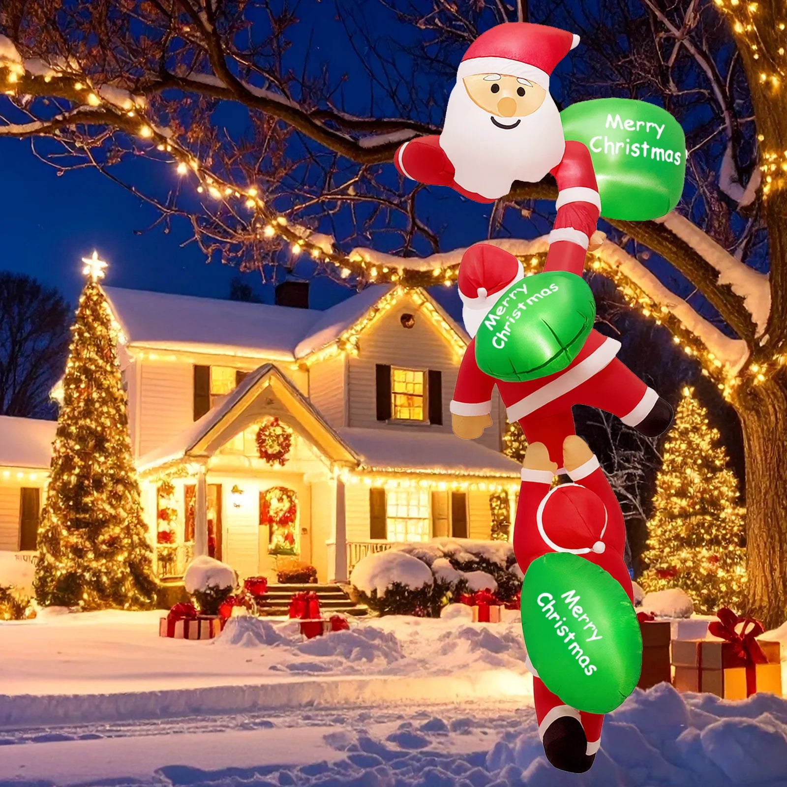 LED Ribbon Fairy Lights for Christmas Tree and Holiday Decor