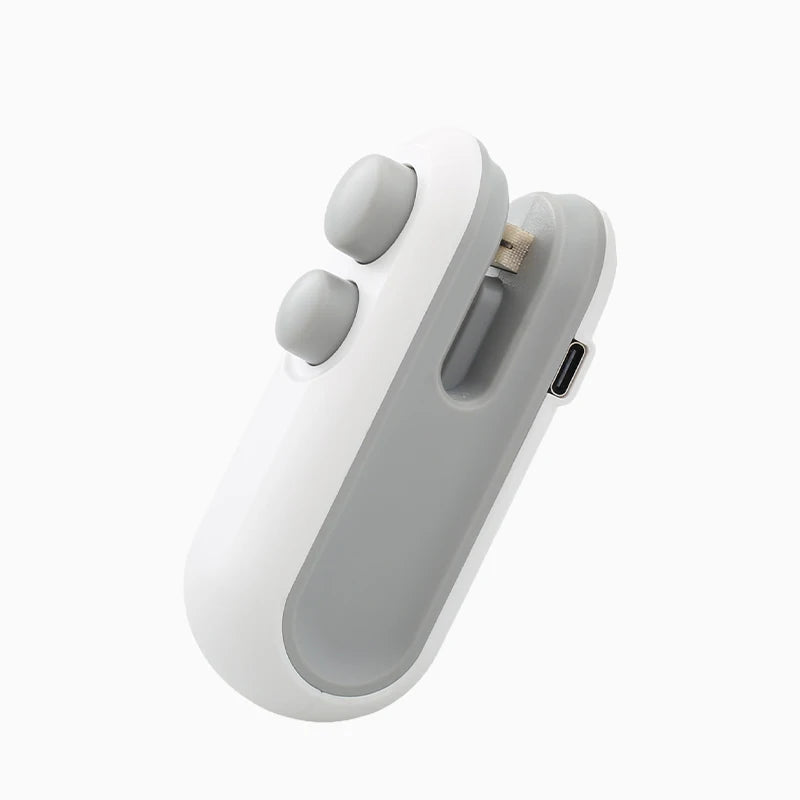 Rechargeable mini handheld bag sealer – keep snacks and ch