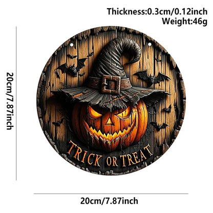 Halloween wood decoration signs