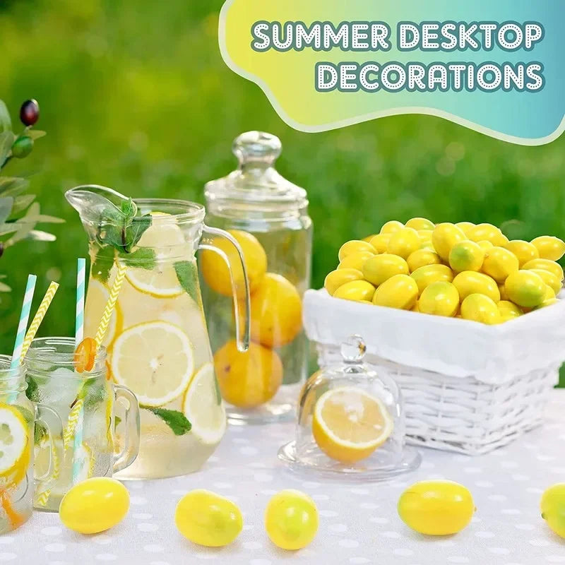 artificial lemon decor