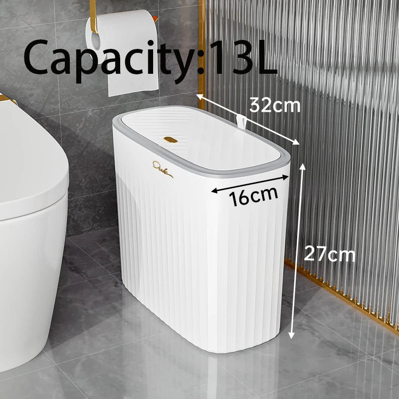 Automatic smart trash bin for household use