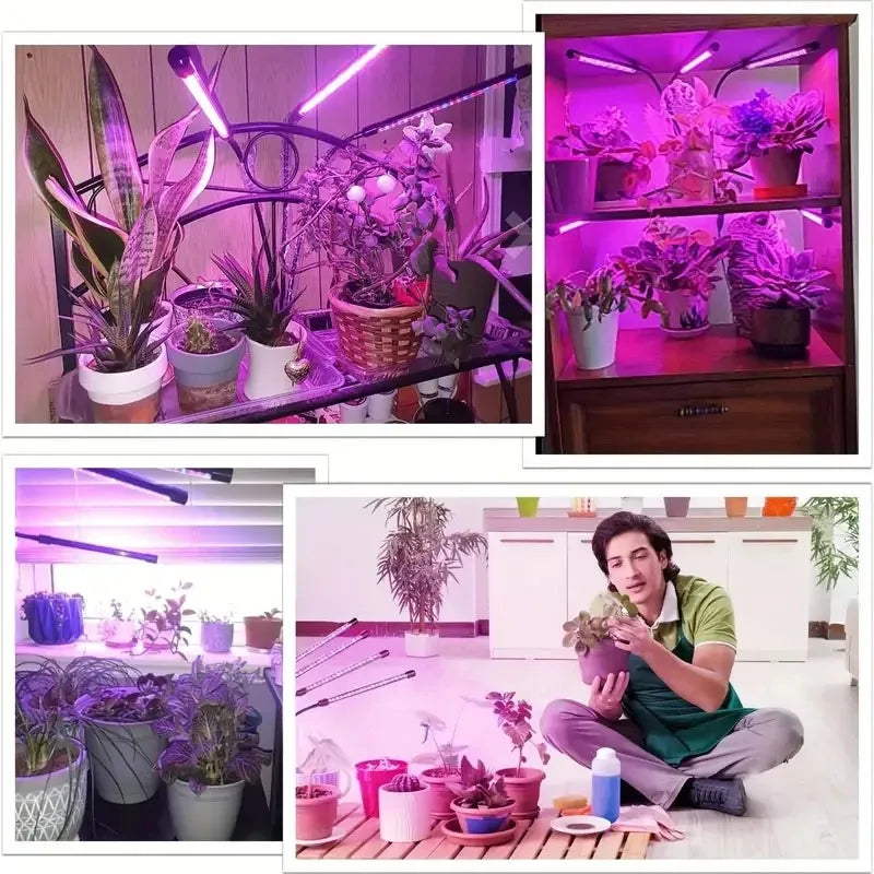 Indoor LED grow light USB – adjustable brightness, full spectrum for plants USA