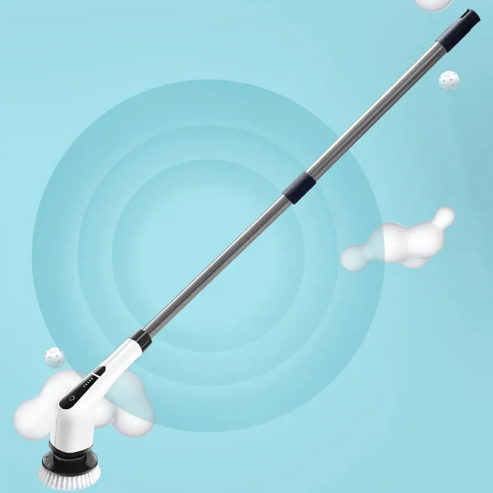 Cordless Power Scrubber Electric Spin Cleaner for Bathroom Tile Tub Cleaning