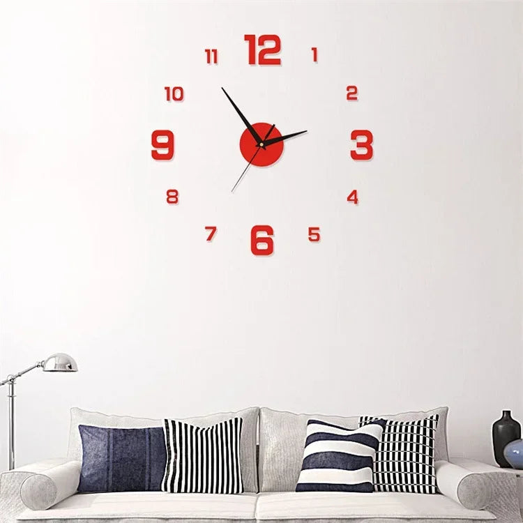 3D luminous wall clock