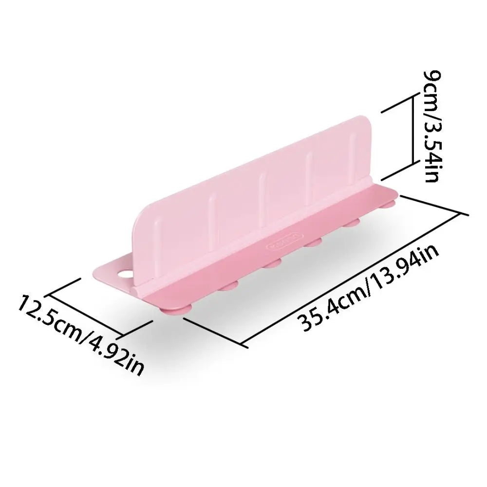Reusable Kitchen Sink Splash Guard Anti Splash Water Baffle with Storage Rack Silicone Sink Protector