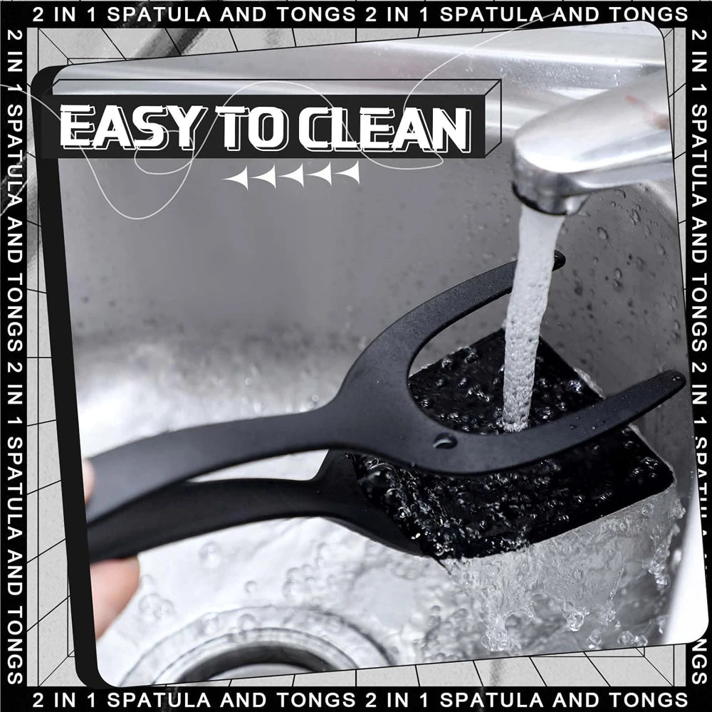 cooking utensil spatula tongs combo