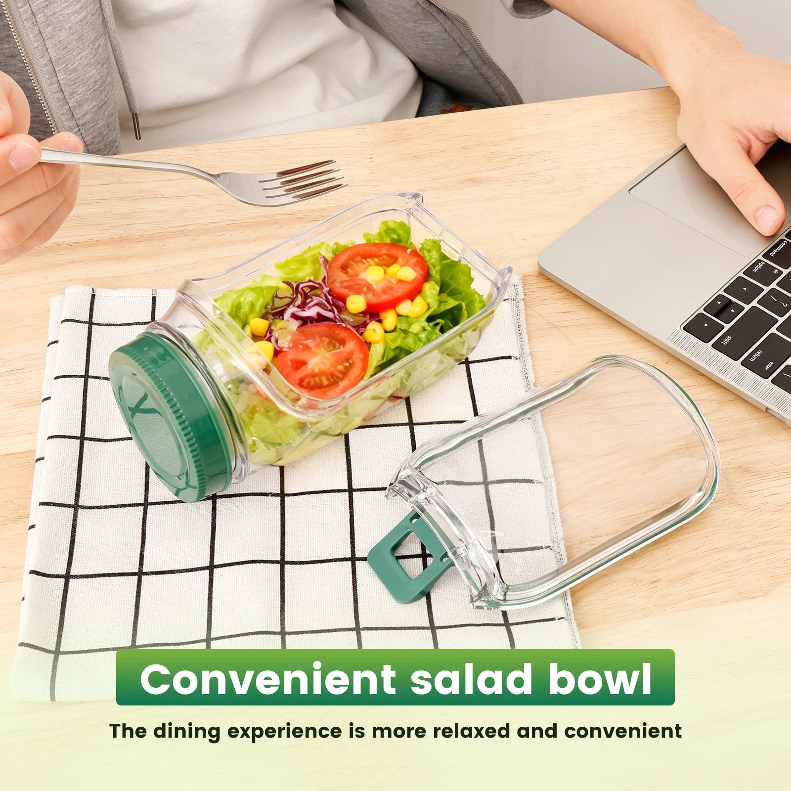 Salad Pod leakproof jar – perfect for healthy meals, outdoor adventures, and daily lunch USA