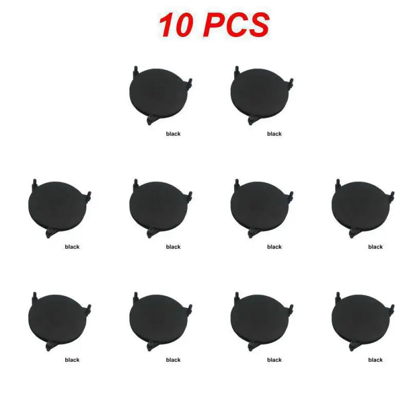 10 black circular objects on a white background with '10 PCS' in red text above.