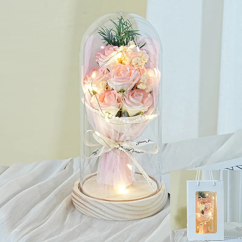 Luxury soap flower gift bouquet
