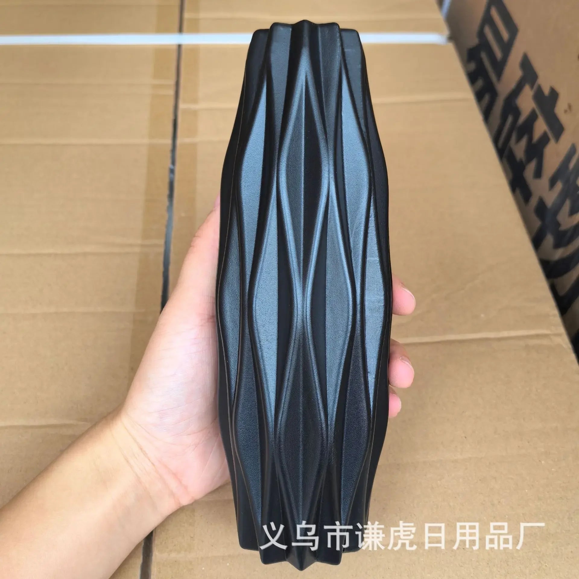 modern plastic flower vase