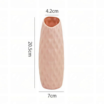 modern plastic flower vase