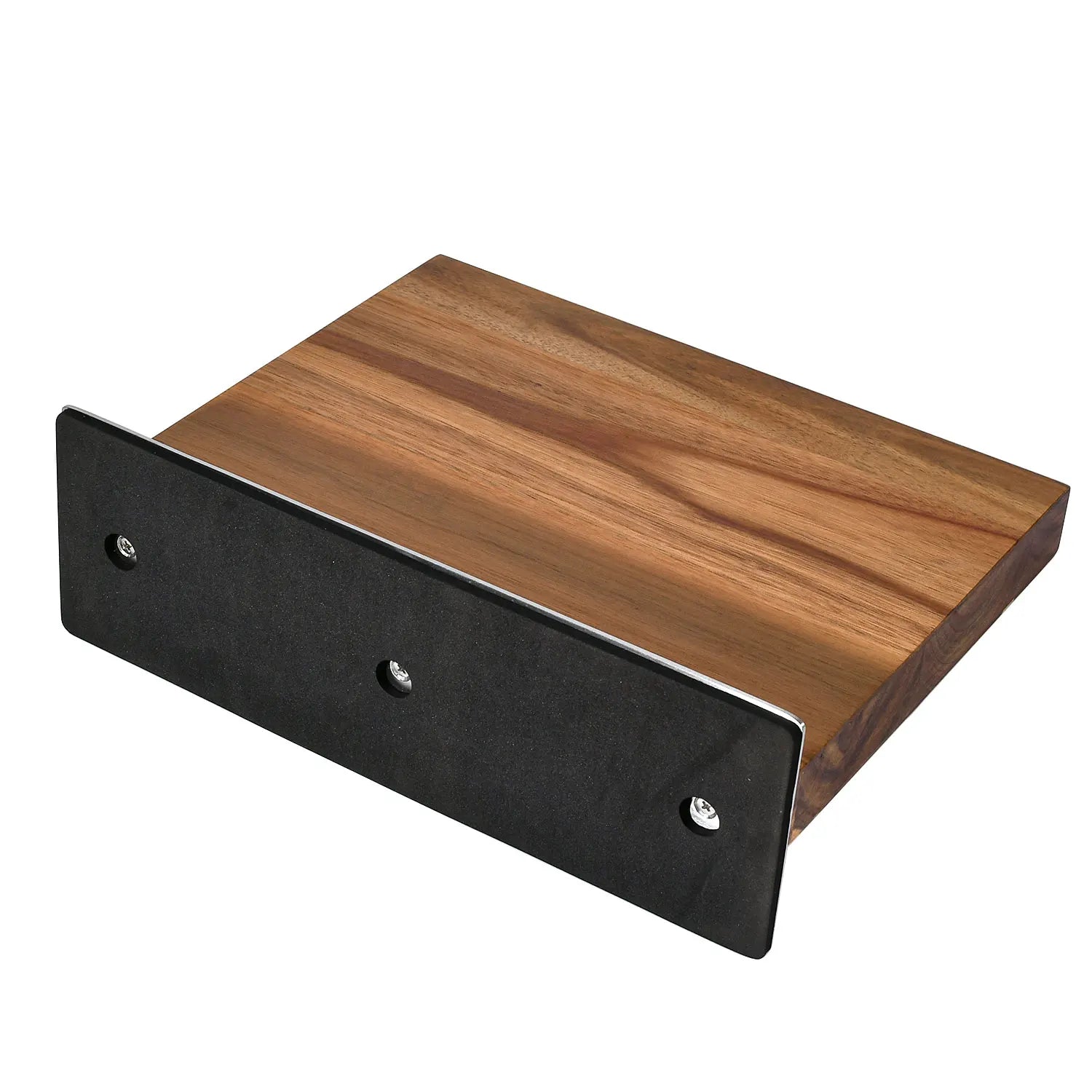 Acacia wood kitchen knife block – magnetic double-sided safe knife storage USA