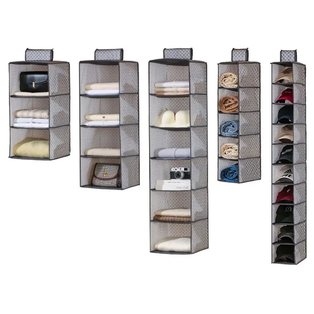 Multifunctional Foldable Hanging Closet Organizer Space Saving Storage Bag