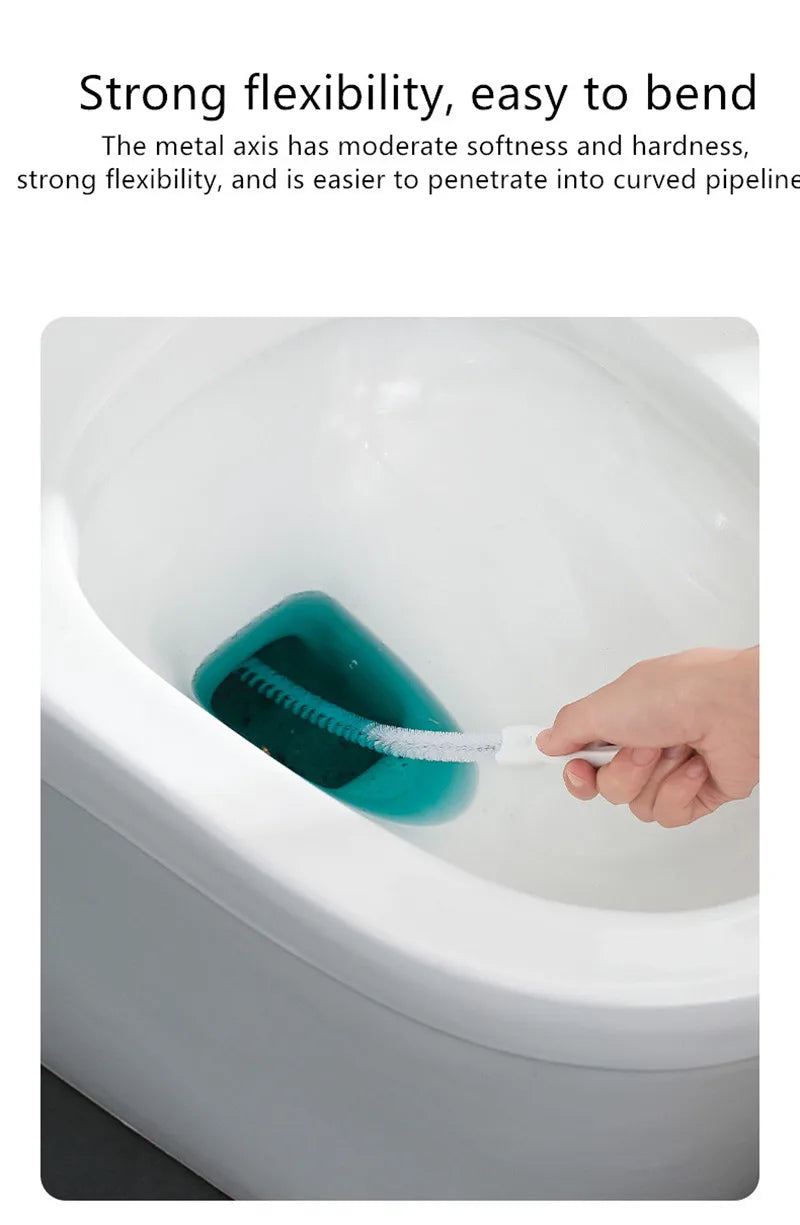 Drain cleaner brush – flexible pipe dredging tool for hair and debris removal USA