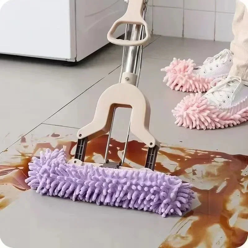 Chenille Dust Mop Slippers