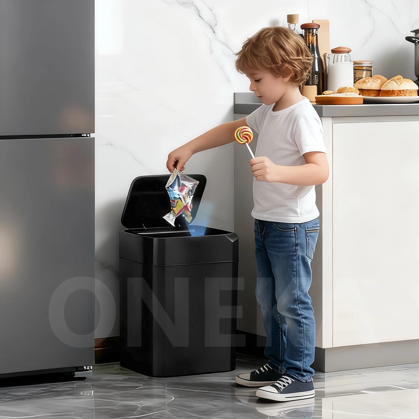 motion sensor trash can set for home use