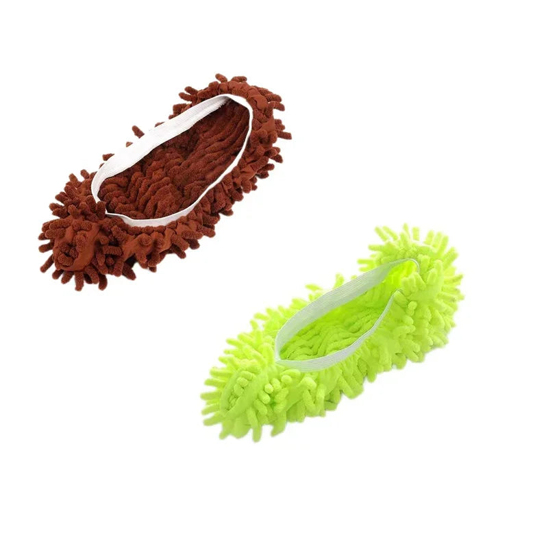 Chenille Dust Mop Slippers