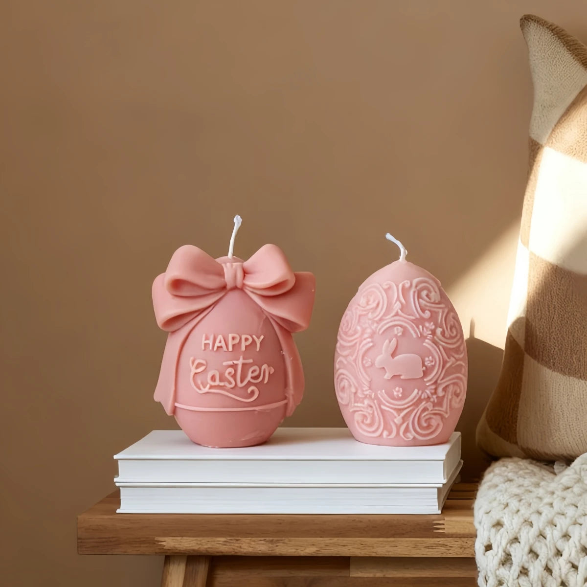 DIY silicone candle mold – 5 Easter styles including bunny and egg shapes USA