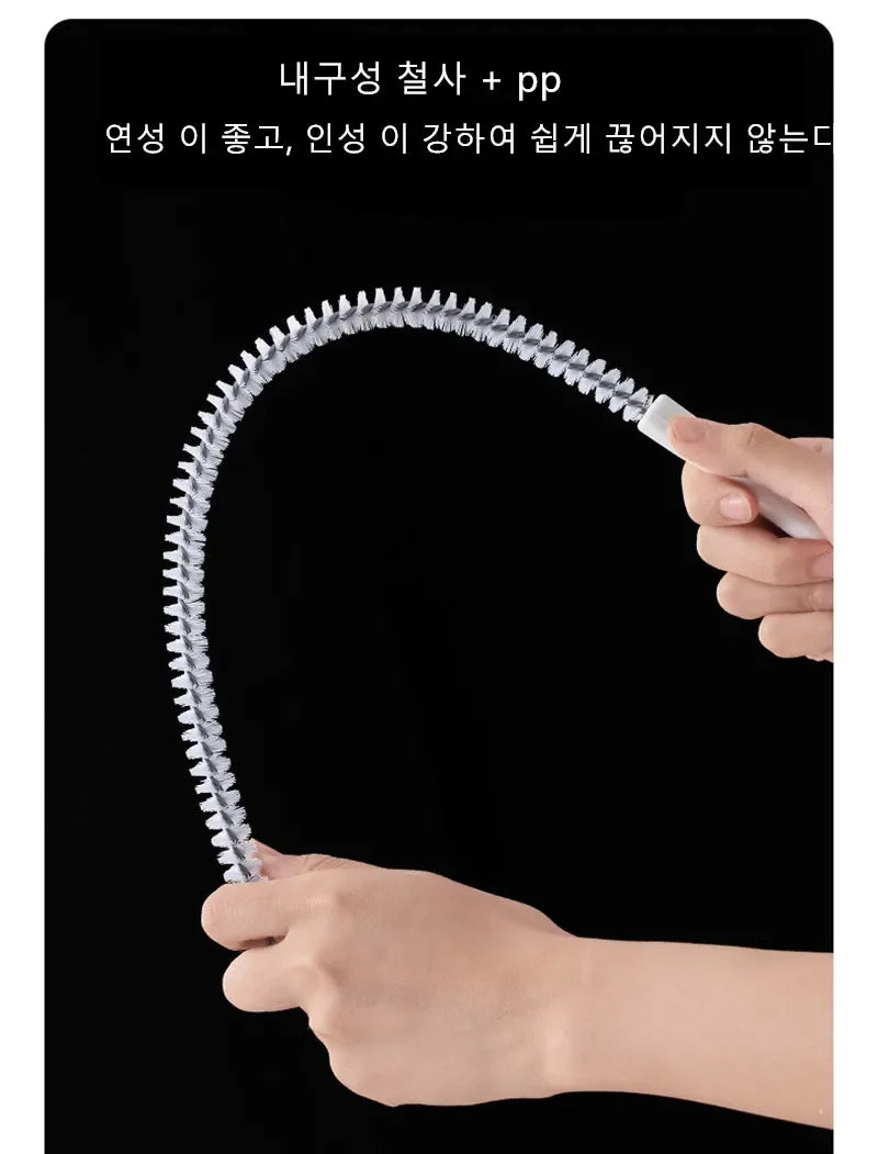 Drain cleaning brush – flexible pipe cleaner for kitchen, bathroom, and sewer USA