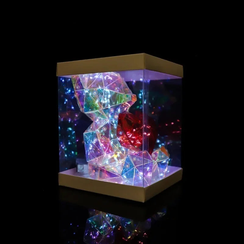 Decorative glowing love bear for Valentine Gift