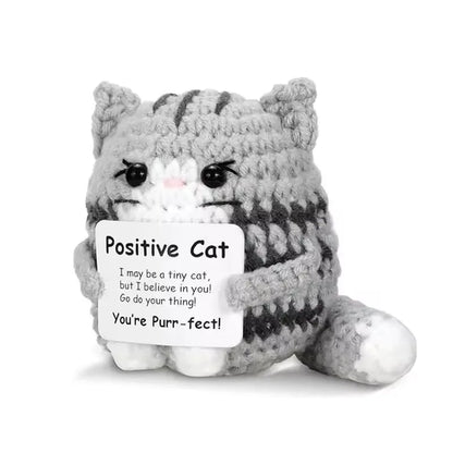 funny crochet coffee doll