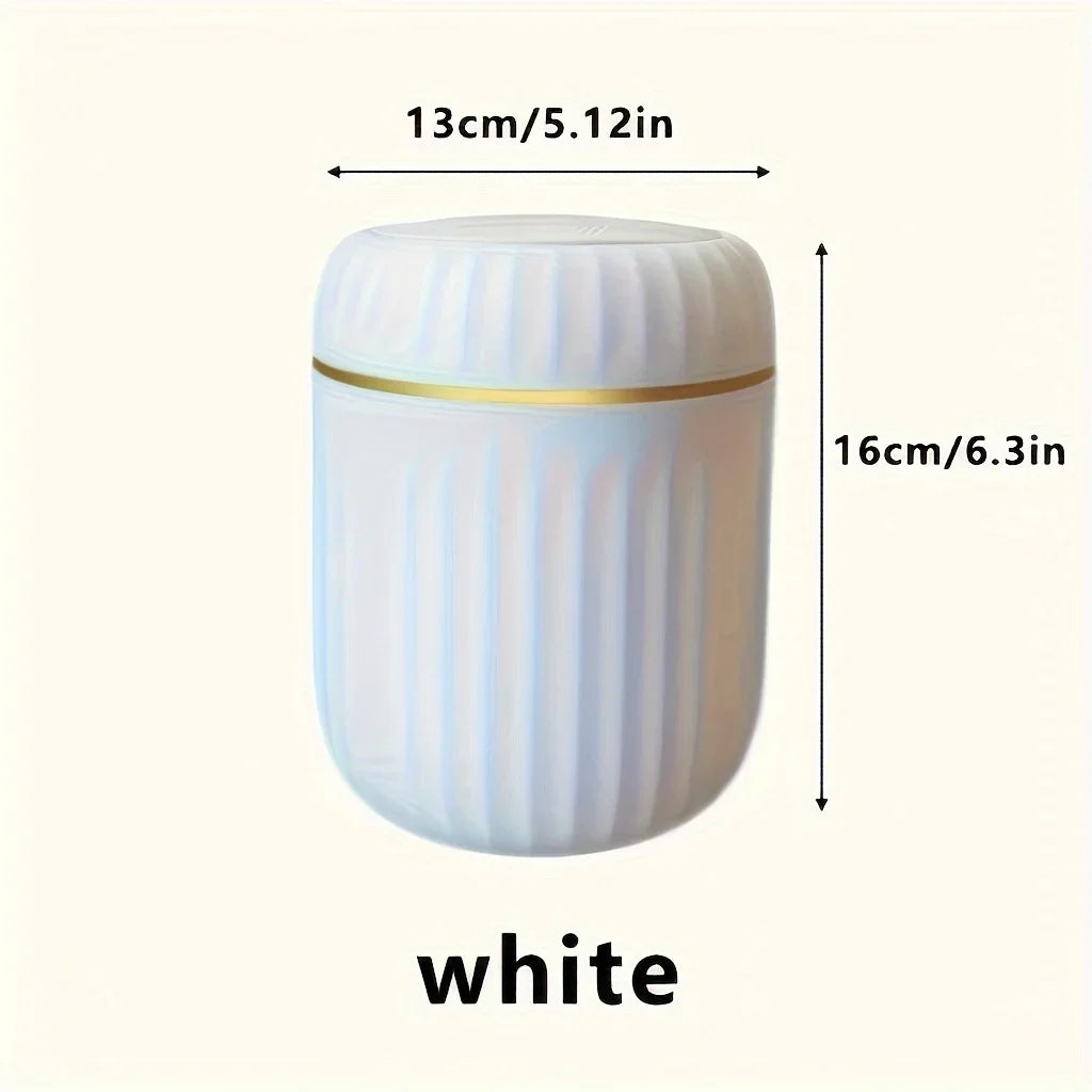 2 Pc Mini Desktop Trash Can with Lid | Compact Waste Bin for Desk, Bedroom & Office