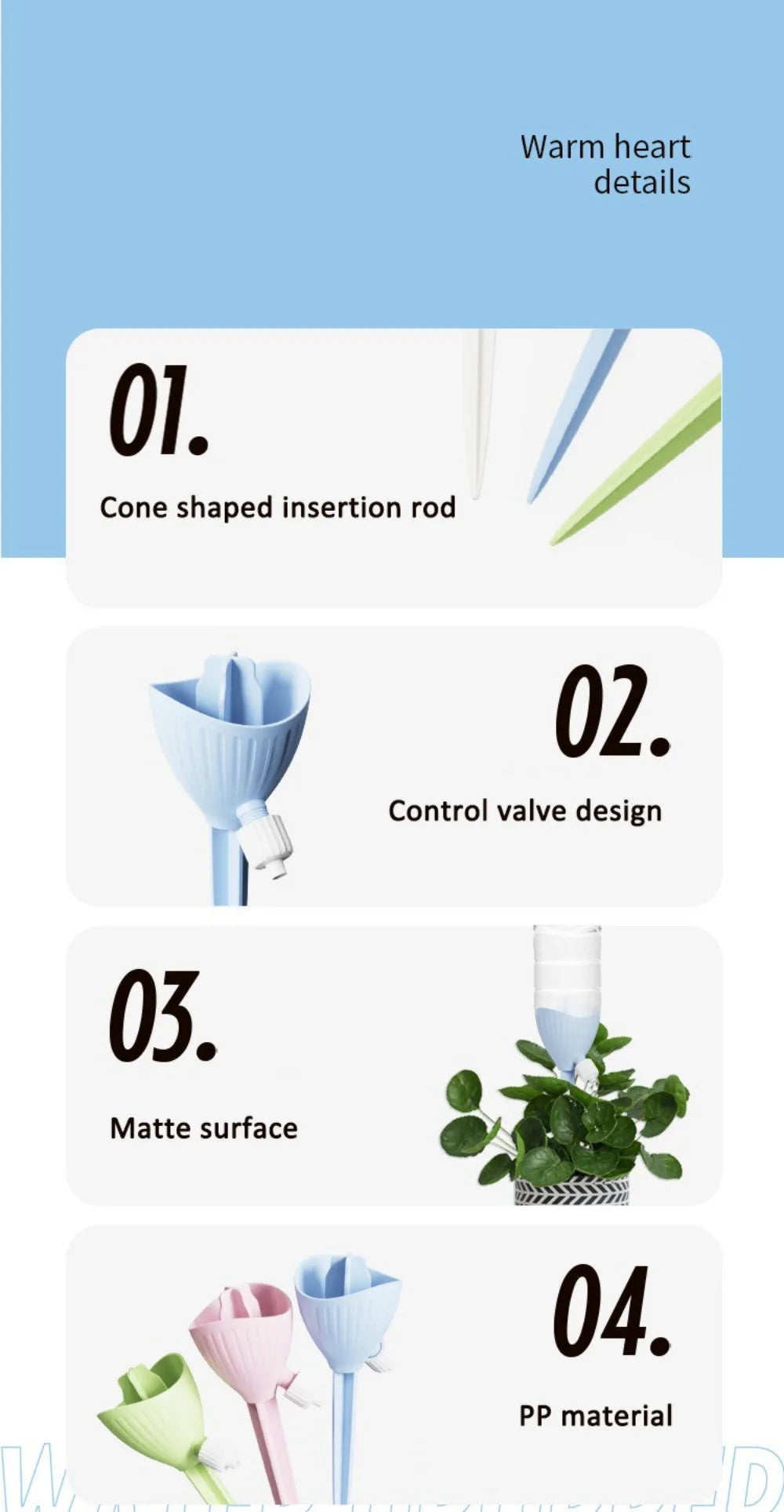 automatic drip irrigation device for flower pots