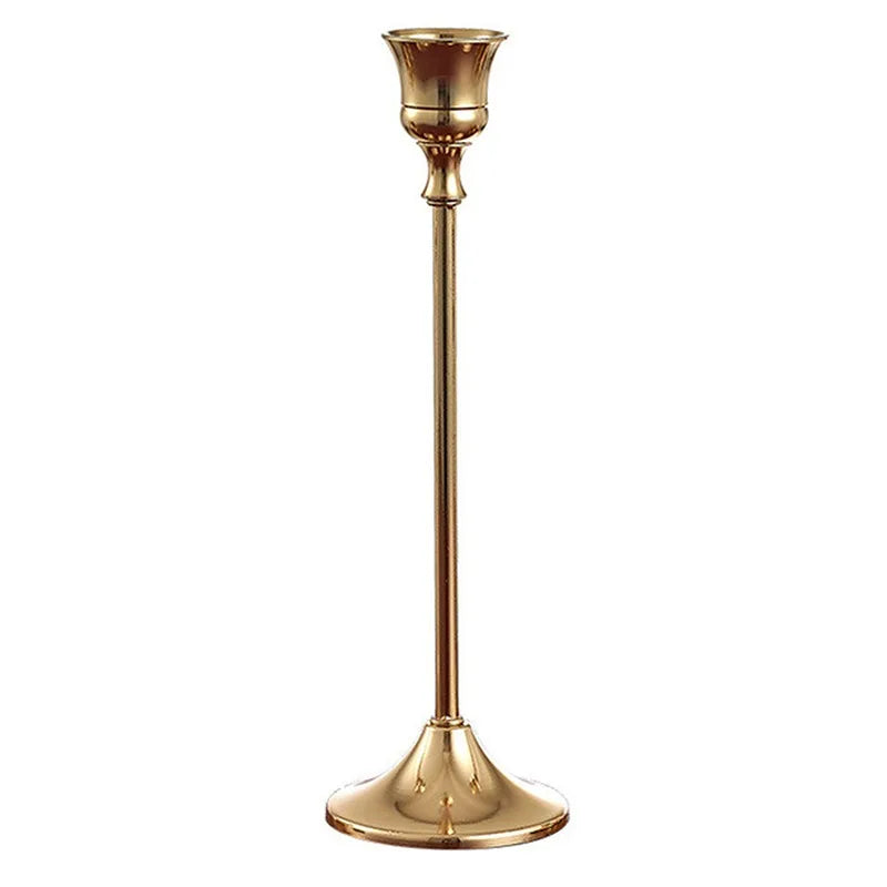 Brass Gold Candlestick Holders for Wedding and Party Decor