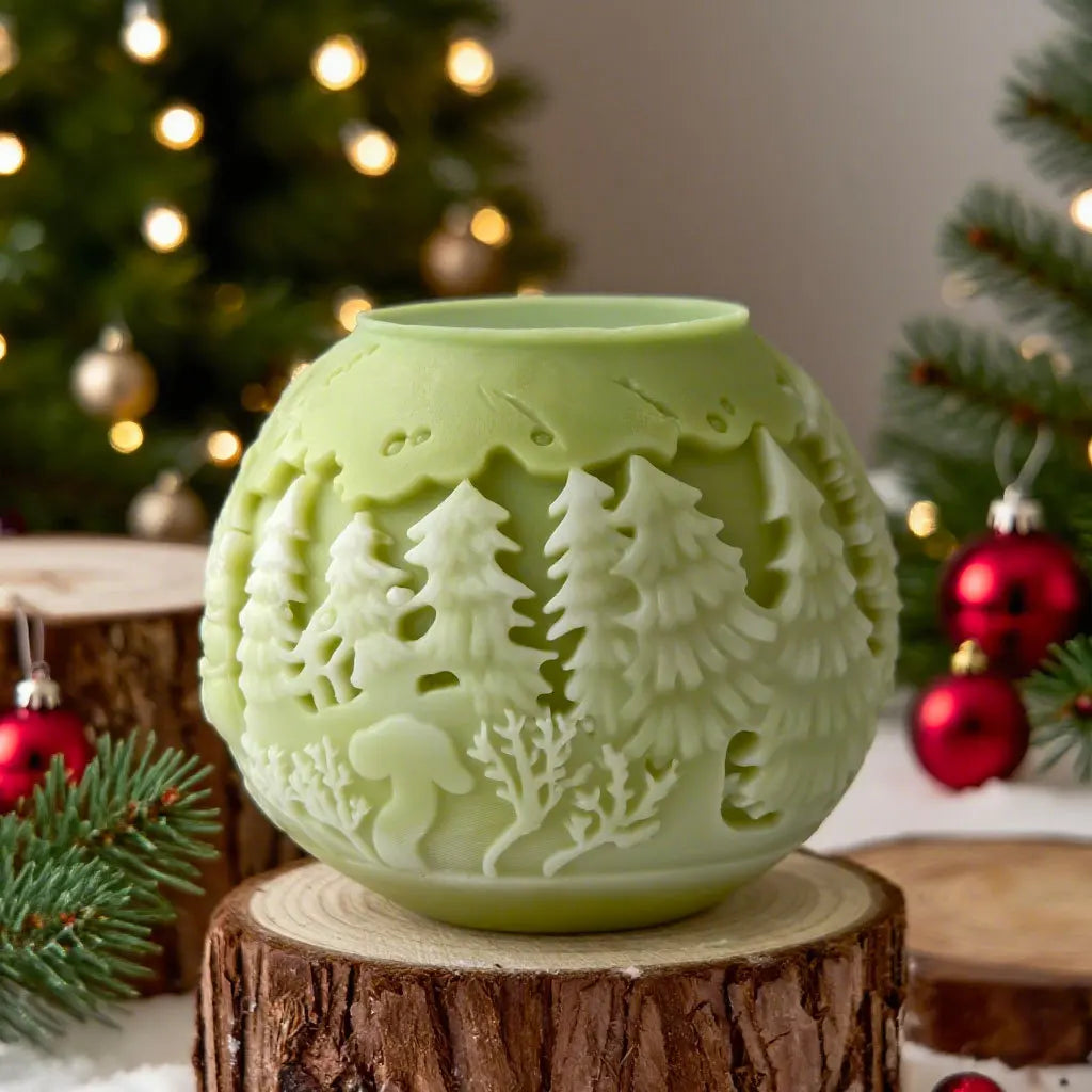 flexible silicone candle mold for handmade crafts