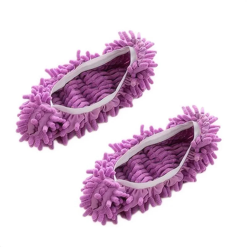Chenille Dust Mop Slippers