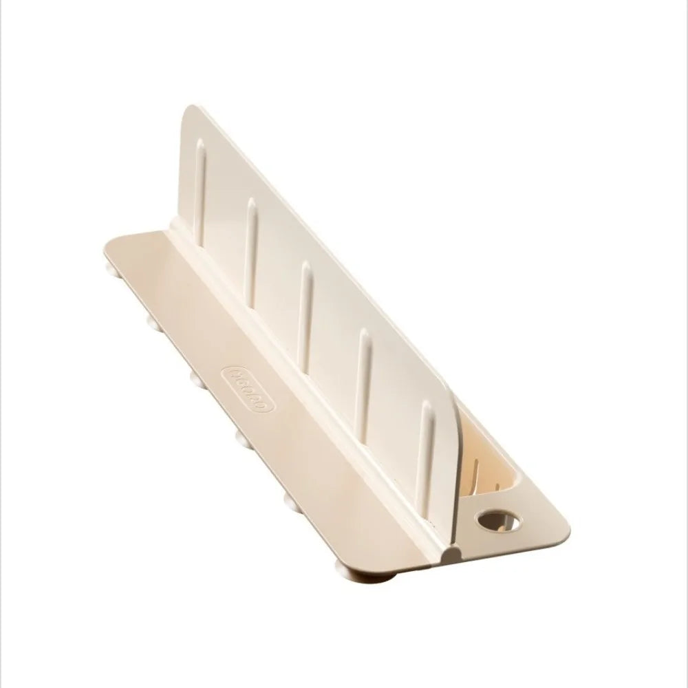 Reusable Kitchen Sink Splash Guard Anti Splash Water Baffle with Storage Rack Silicone Sink Protector